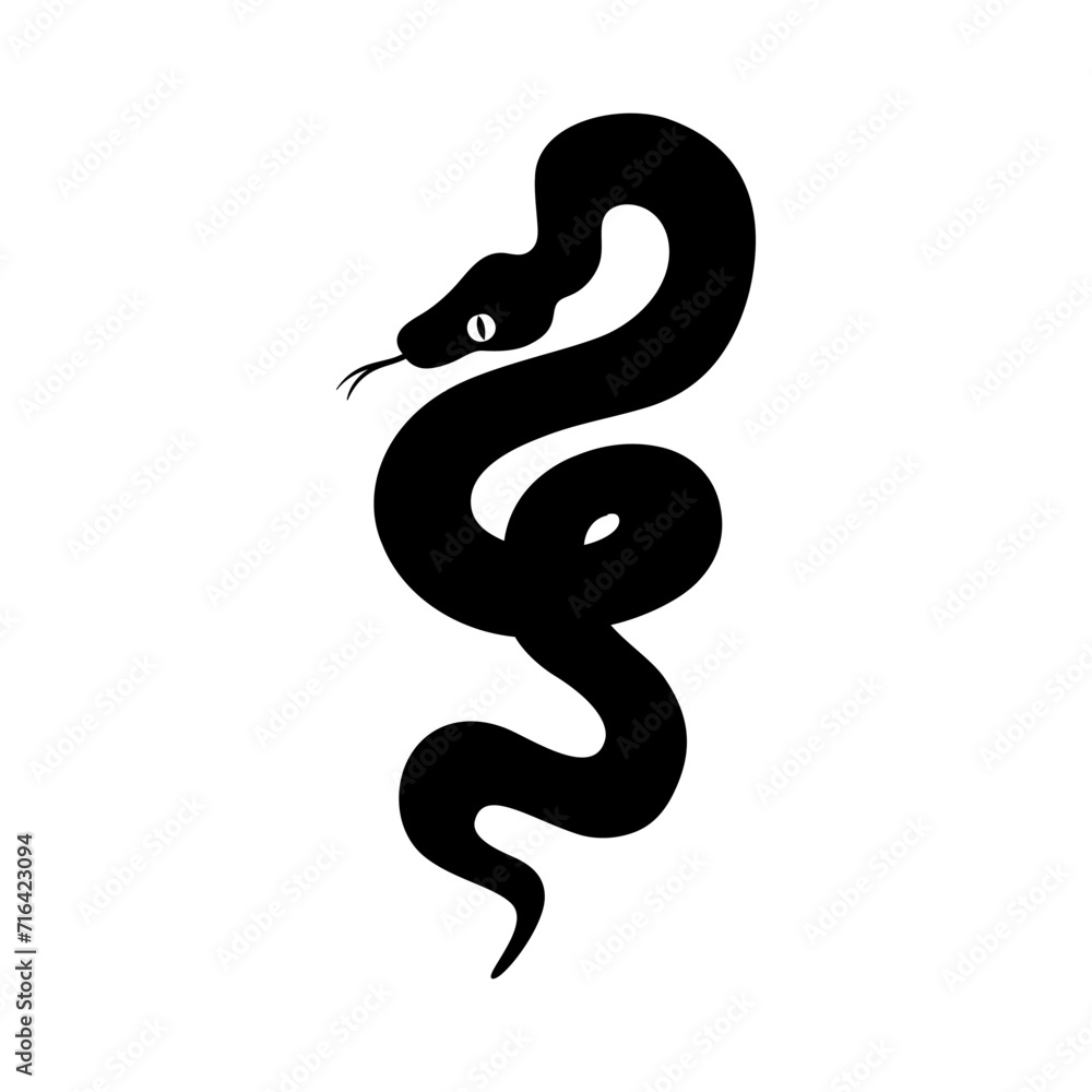 Snake icon vector. Spineless illustration sign. Reptile symbol or logo. Snake icon vector. Spineless illustration sign. Reptile symbol or logo.