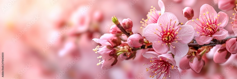  Background Spring Blossom Tree Selective Focus, Banner Image For Website, Background, Desktop Wallpaper