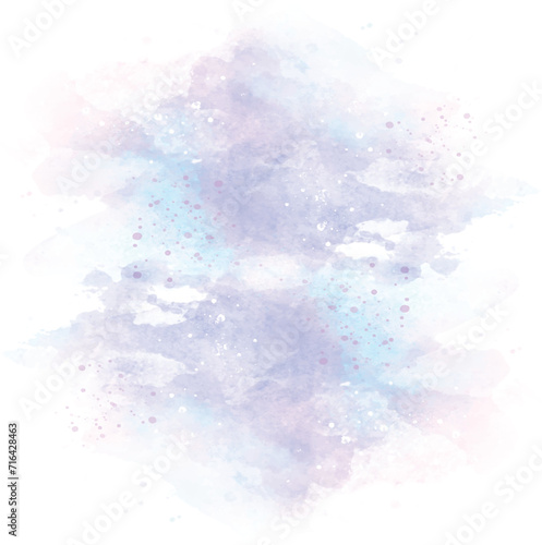 Bright colorful watercolor splash splatter stain brush strokes on white background. Modern vibrant aquarelle spot. Rainbow trendy isolated design on white.