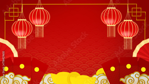Photography Happy chinese new year for Party and Celebrations With Space for Message Isolated in background
