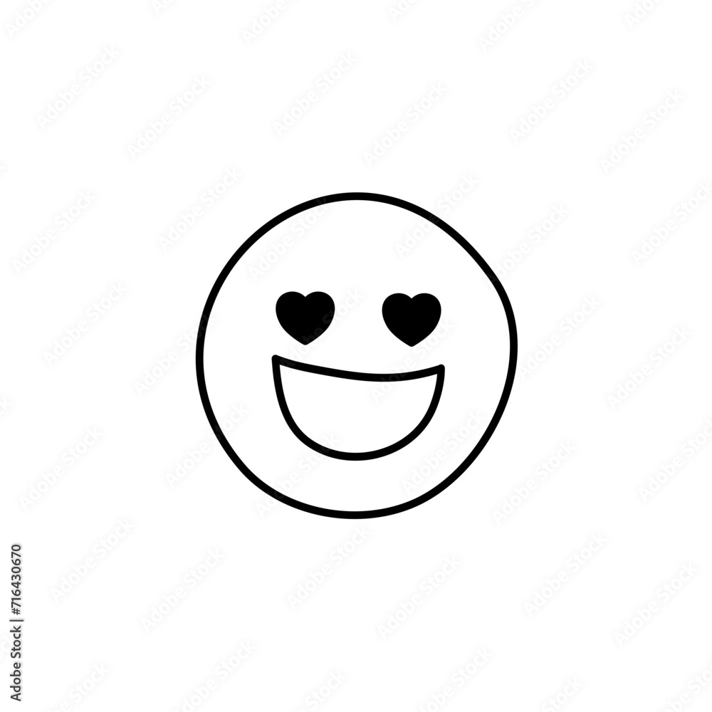 Obraz premium Doodle emoticon