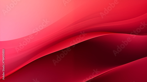 abstract wavy red gradient color background