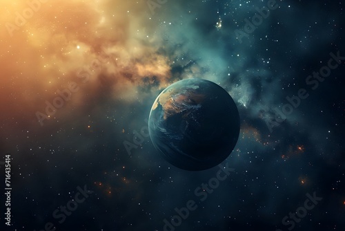 Earth is on fire, stop destruction concept.the essence of space. © MdArif