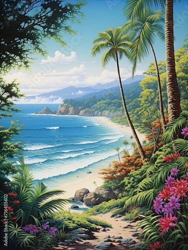 Tropical Island Horizons: Breathtaking Scenic Prints and Views