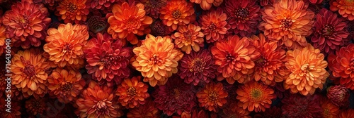  Chrysanthemum Flowers On Natural Background, Banner Image For Website, Background, Desktop Wallpaper