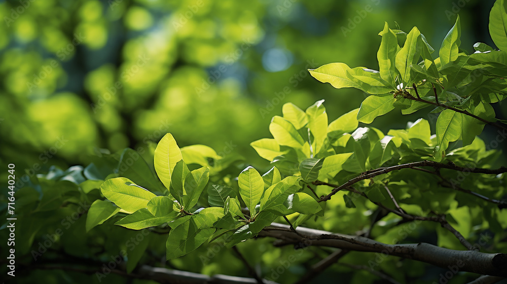 Softly Blurred Foliage in Spring, Showcasing the Vibrant Colors and Textures of Fresh Leaves and Natural Growth Softly Blurred Foliage in Spring, Showcasing the Vibrant Colors and Textures of Fresh Leaves and Natural Growth