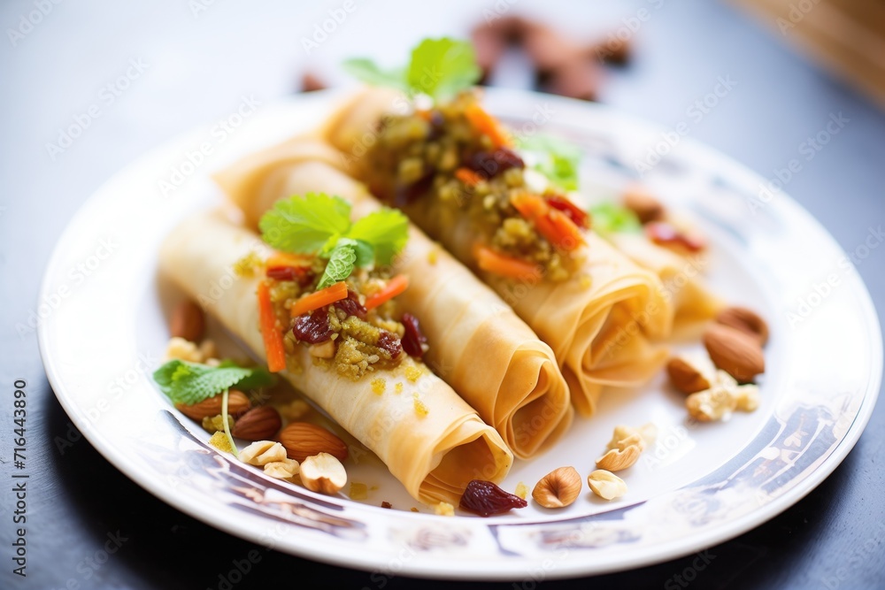 sweet tamales with dried fruit and nuts toppings sweet tamales with dried fruit and nuts toppings