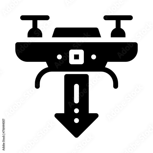 drone glyph icon