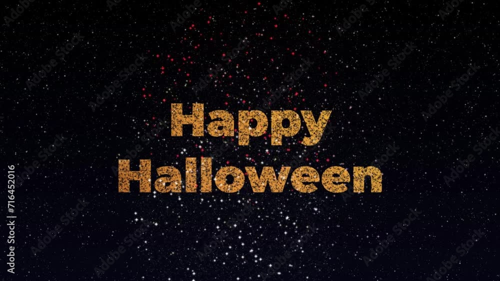 High-Quality Happy Halloween 4k animation for the video element High-Quality Happy Halloween 4k animation for the video element