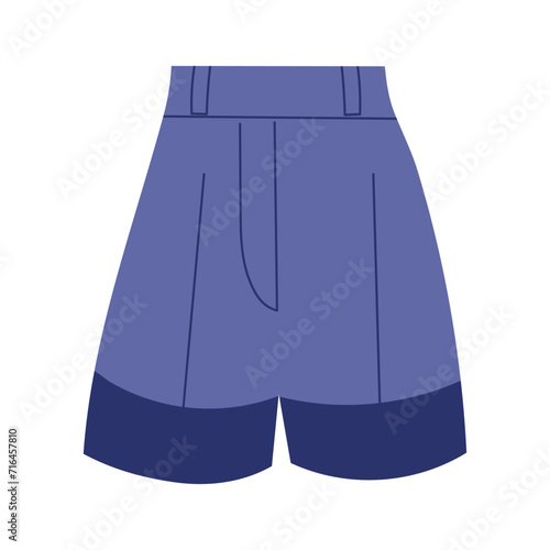 women's shorts, on a white background, vector