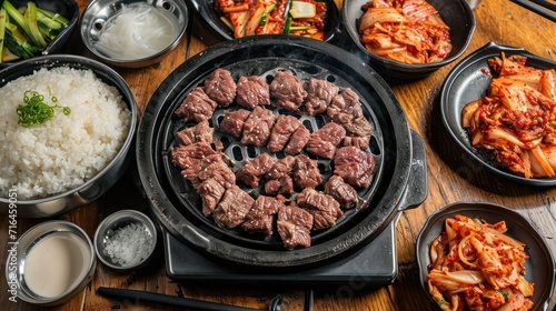 a warm embrace of Korean comfort, a generation  of tradition whispering in every bite