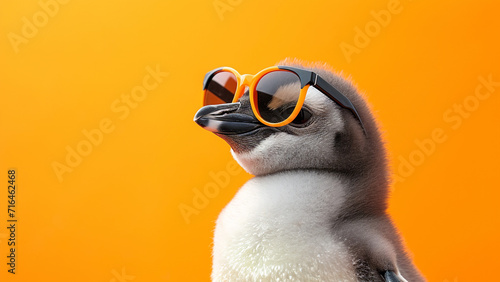 Stylish Penguin Chick Portrait in Sunglasses Photo © icehawk33
