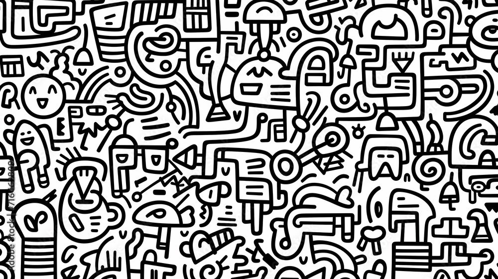 Cute graffiti art abstract background poster web page PPT, art background Cute graffiti art abstract background poster web page PPT, art background