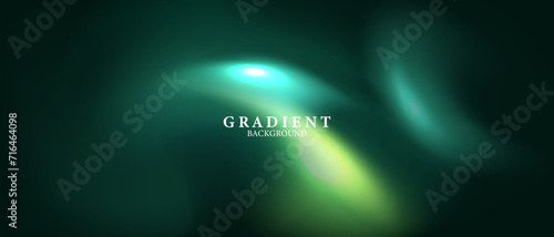 Retro blur gradient background with grain texture. Vector illustration photo