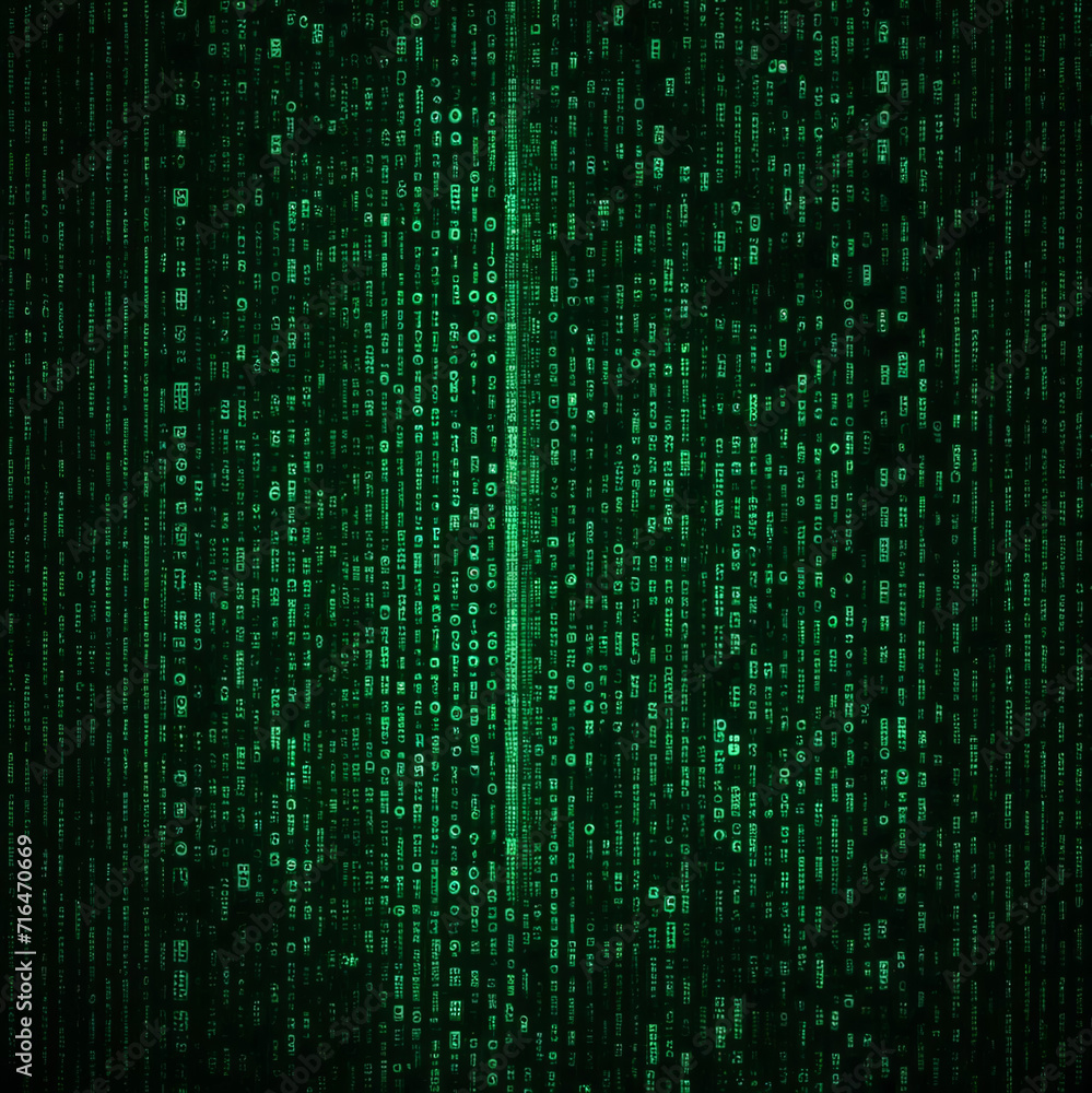 Dark matrix-style background. Dark matrix-style background.