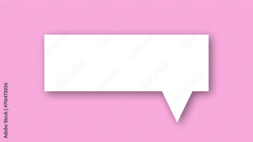 white speech bubble shape with purple pink pastel background. space for text. abstract blank area for rill text of font. white speech bubble shape with purple pink pastel background. space for text. abstract blank area for rill text of font.