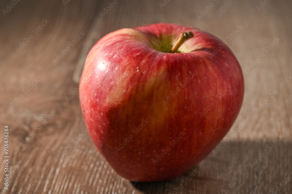 red apples on a wooden table 1 red apples on a wooden table 1