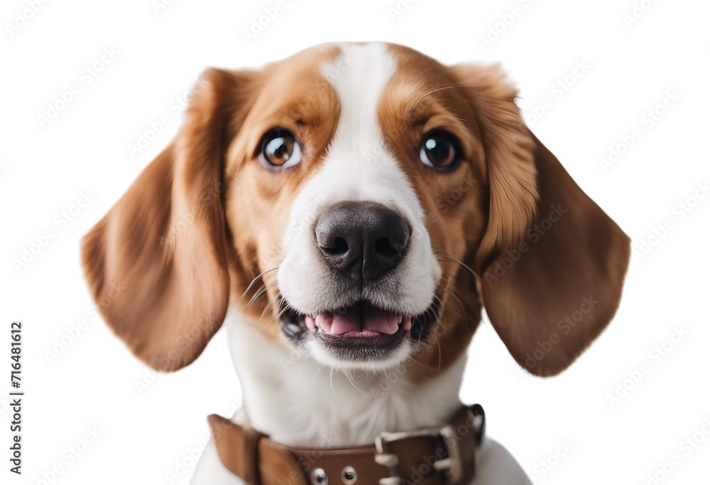 Funny puppy dog Cute happy playful dog or pet isolated on white background Cute happy crazy dog head Funny puppy dog Cute happy playful dog or pet isolated on white background Cute happy crazy dog head