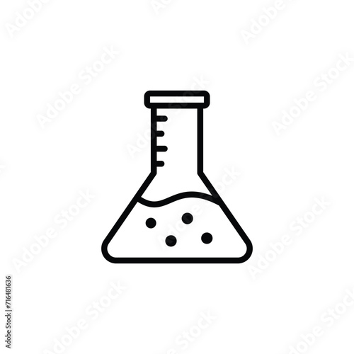 test tube icon vector