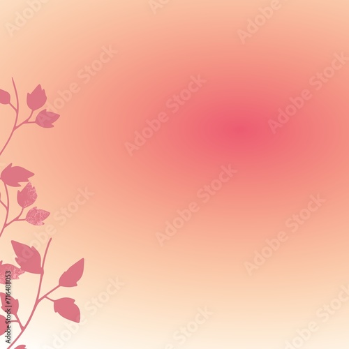 Pink Valentines' day card backgrounds with elements like, pink smoke, red flower, pink flower, heart, cloud, paper cloud, cherry blossom,rose, butterfly