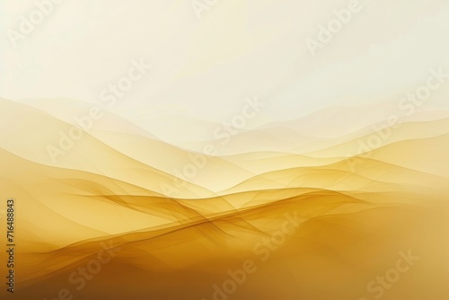 A sophisticated background gradient seamlessly transitioning from a pale brown-yellow to a dusty gold color, creating an elegant and warm visual atmosphere. © DK_2020