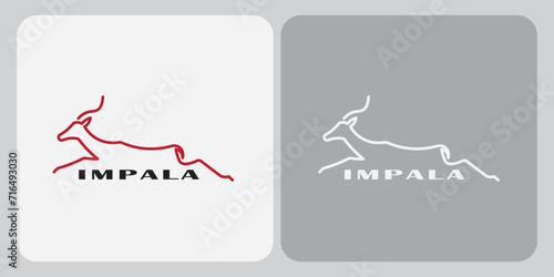 Impala logo design, company logo, vector illustration design