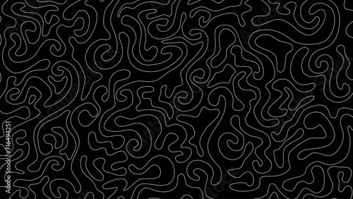 topographic contour background. contour lines background. abstract wavy line background. Topographic map contour background. © riansa28
