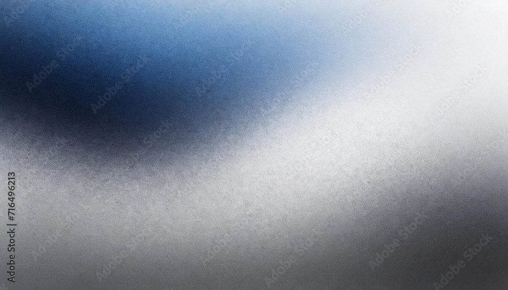 Grainy Elegance: Gray Blue White Gradient Background