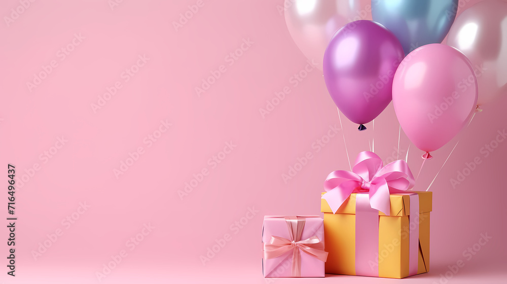 Gift background with copy space for Christmas gifts, holiday or birthday Gift background with copy space for Christmas gifts, holiday or birthday