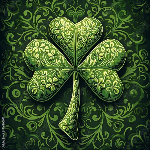 St. Patrick day, Green clover, Leprechaun drinking in a pub, pot of gold, background poster, lucky, wallpaper, card