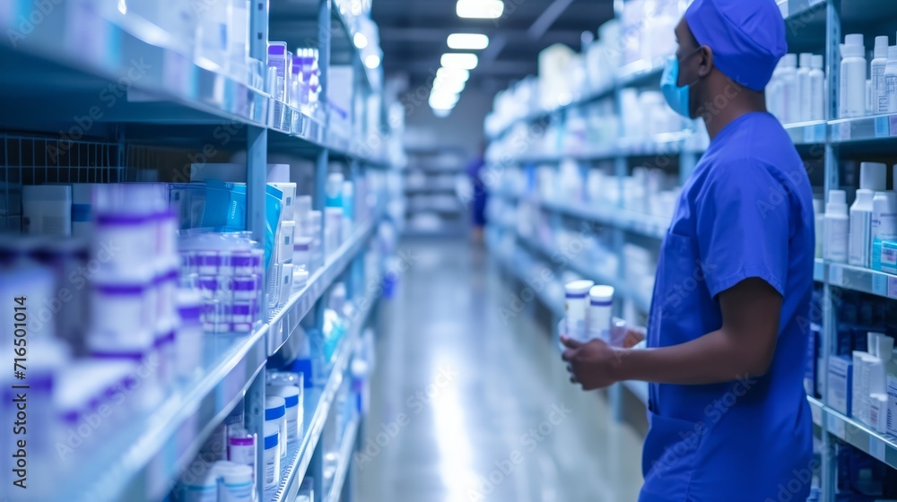 Medical supplies drugstore. Laboratory pharmacy storage. Medical supplies drugstore. Laboratory pharmacy storage.