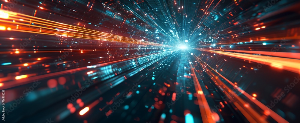 Fototapeta premium a dark and colorful abstract background