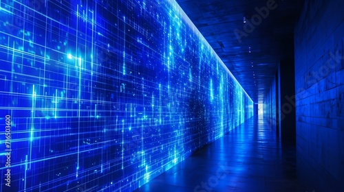 Wallpaper Mural abstract blue background Torontodigital.ca