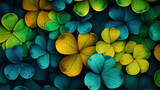 Colorful Four Leaf Clover wallpaper screenshot