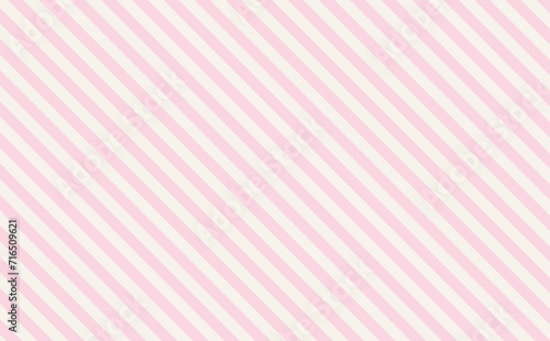ピンクとアイボリーのかわいい斜めストライプ背景