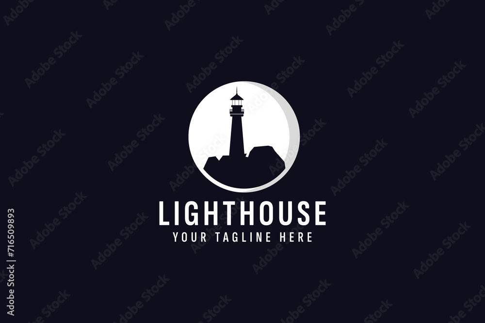 lighthouse logo vector icon illustration lighthouse logo vector icon illustration