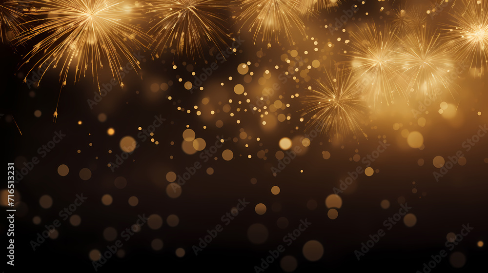 Beautiful fireworks background at night for holiday decoration Beautiful fireworks background at night for holiday decoration