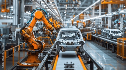 Automated Car Assembly Line - Precision Engineering and Manufacturing