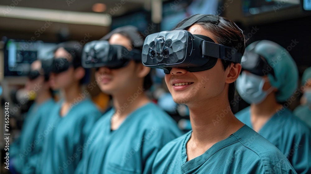 Aspiring Medical Students Sharpening Their Surgical Skills in a State-of-the-Art Virtual Reality Simulation Laboratory Aspiring Medical Students Sharpening Their Surgical Skills in a State-of-the-Art Virtual Reality Simulation Laboratory