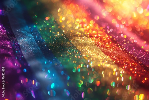 rainbow gradient glitter that sparkles brightly