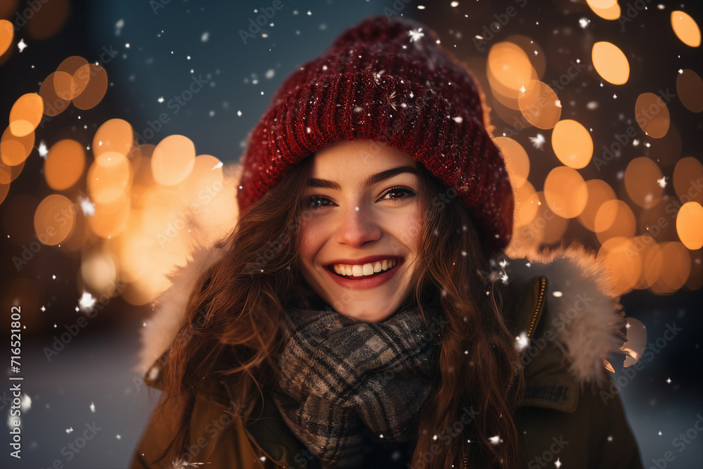 Fireworks show concept people watching admiring wonderful lights winter atmosphere Generative AI Fireworks show concept people watching admiring wonderful lights winter atmosphere Generative AI