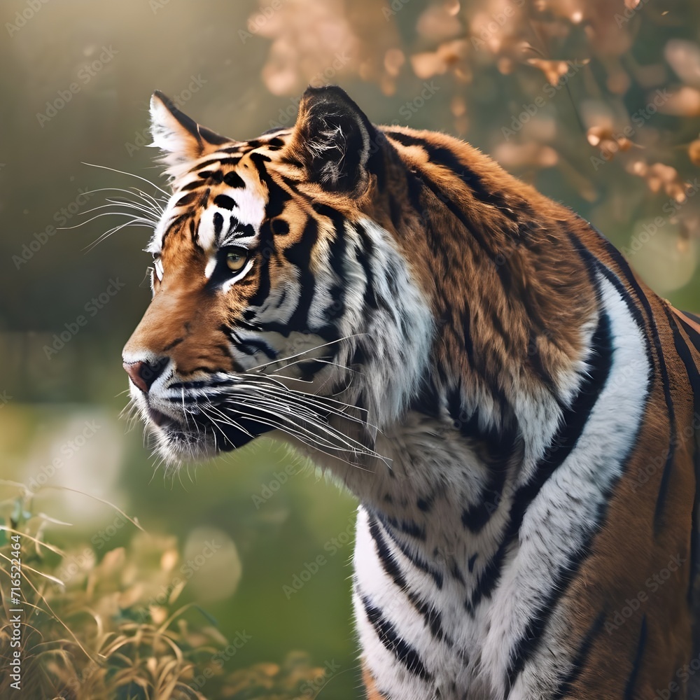 Fototapeta premium tiger in the zoo