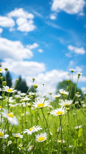 Summer meadow captured in landscape photography , Summer meadow, landscape photography