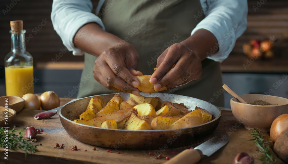 Handmade Potato Preparation