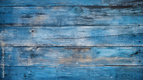 Old grungy blue wood background