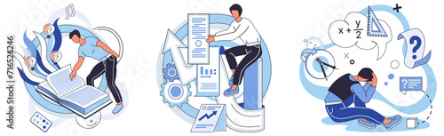 Process optimization vector illustration. Efficient workflow management is crucial for achieving process optimization goals Productivity is maximized through efficient optimization operational methods