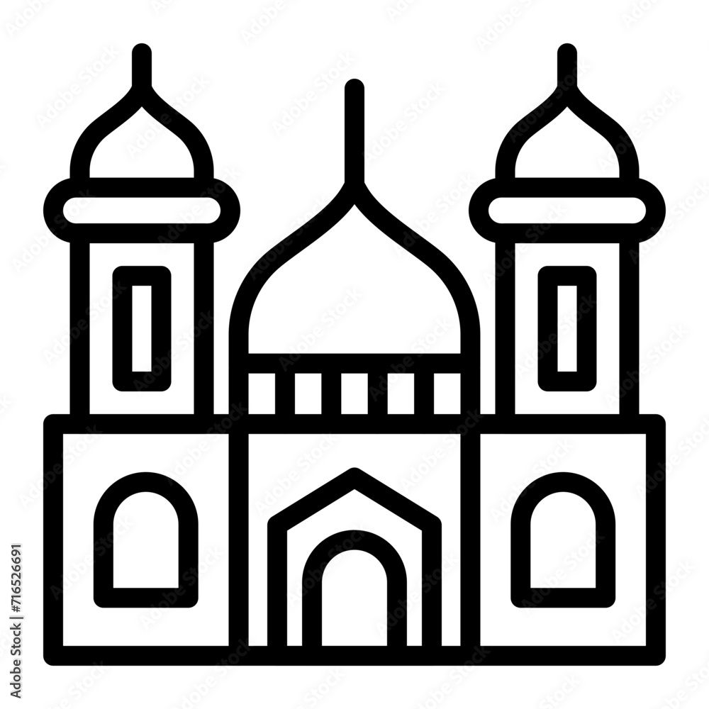 Mosque Icon Design