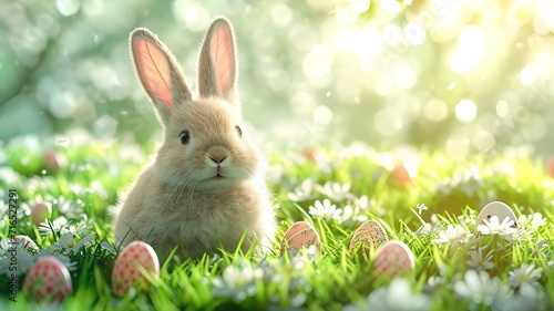 Spring Holiday Easter Background