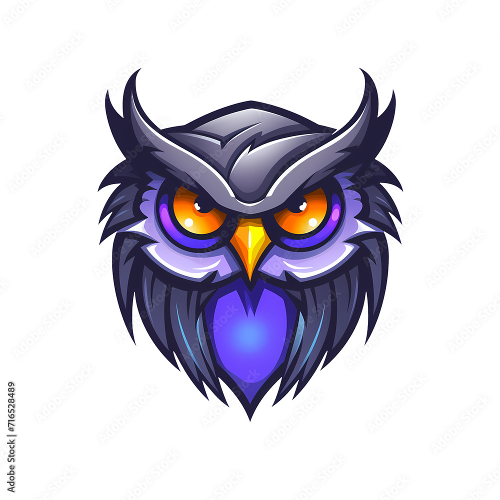 owl esport logo art illustrations