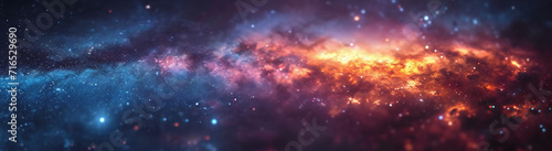 beautiful galaxy wallpaper. AI generative